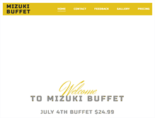 Tablet Screenshot of mizukibuffet.net